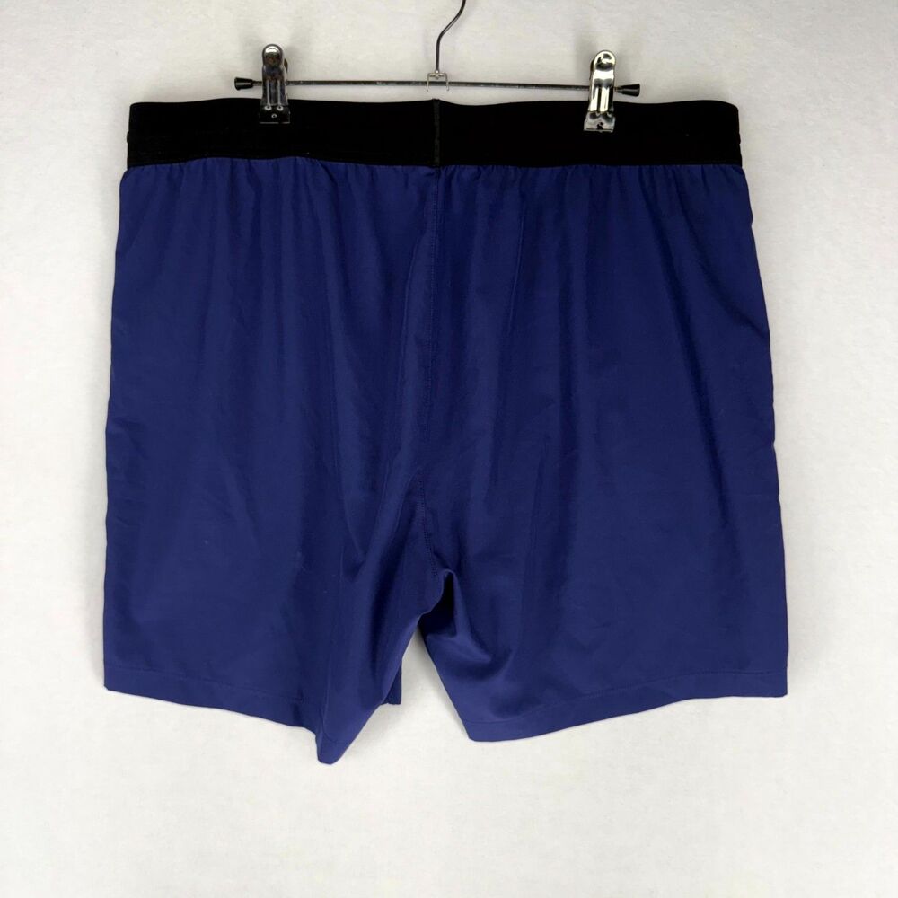 Rhone‎ Athletic Shorts Mens XL/TG Blue Quick Dry Zip Pockets Workout Gym